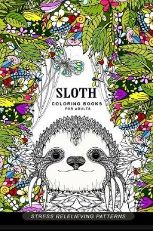 Cover of Sloth Coloring Book for Adults