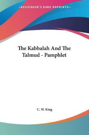 Cover of The Kabbalah And The Talmud - Pamphlet