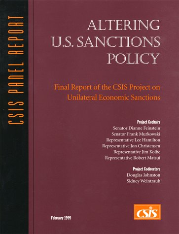 Book cover for Altering U.S. Sanctions Policy