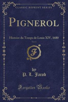 Book cover for Pignerol, Vol. 1