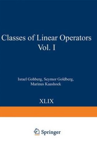 Cover of Classes of Linear Operators