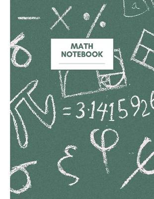 Book cover for Math Notebook