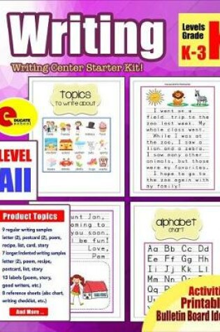 Cover of Writing Levels Grade K-3