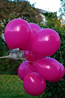 Book cover for Bright Pink Balloons Journal