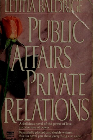 Cover of Public Affairs, Private Relations