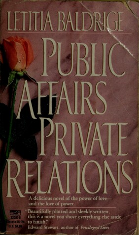 Book cover for Public Affairs, Private Relations