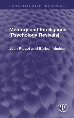 Cover of Memory and Intelligence