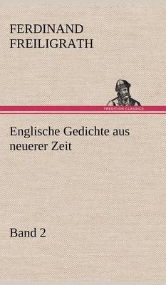 Book cover for Englische Gedichte Aus Neuerer Zeit 2