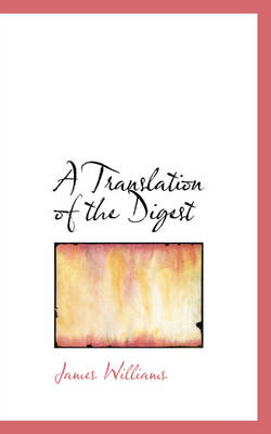 Book cover for A Translation of the Digest