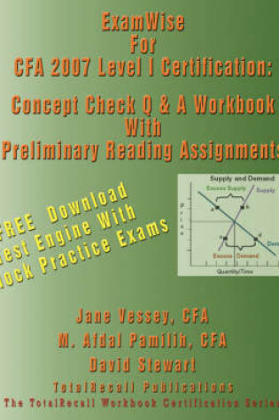 Cover of ExamWise For CFA 2007 Level I Certification