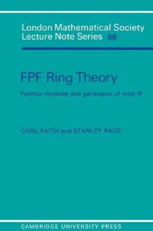 Cover of FPF Ring Theory