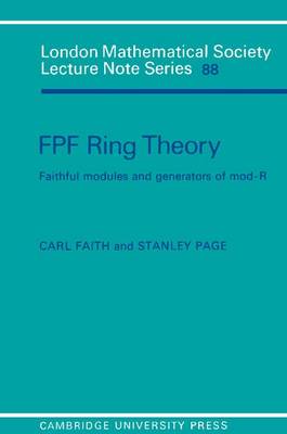 Book cover for FPF Ring Theory