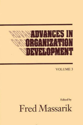 Cover of Advances in Organizational Development, Volume 3