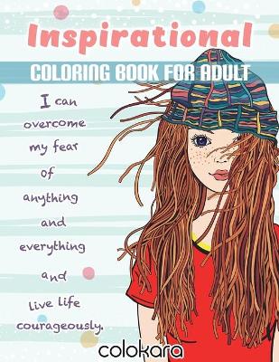 Book cover for Inspirational Coloring Book for Adults