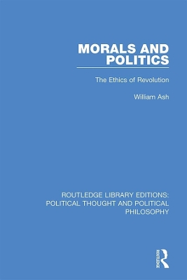 Cover of Morals and Politics