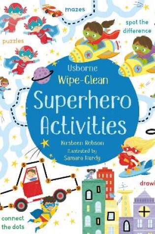 Cover of Wipe-Clean Superhero Activities