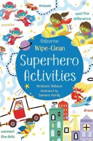 Cover of Wipe-Clean Superhero Activities