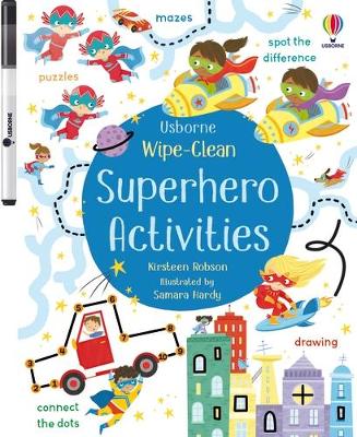 Cover of Wipe-Clean Superhero Activities