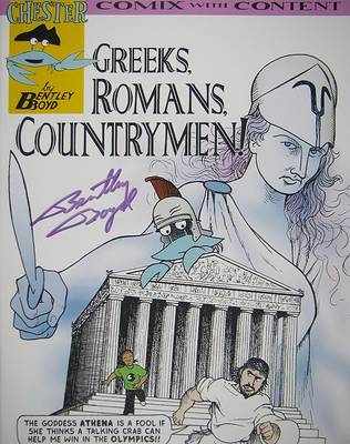 Book cover for Greeks, Romans, Countrymen!