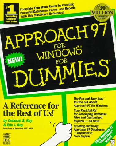 Book cover for Approach '96 for Windows '95 For Dummies