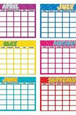 Cover of 12 Months Blank Calendar Bulletin Board