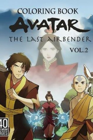 Cover of The Last Airbender Coloring Book Vol2