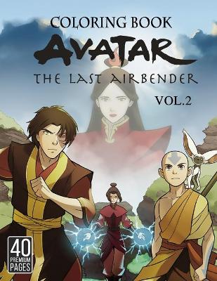 Book cover for The Last Airbender Coloring Book Vol2