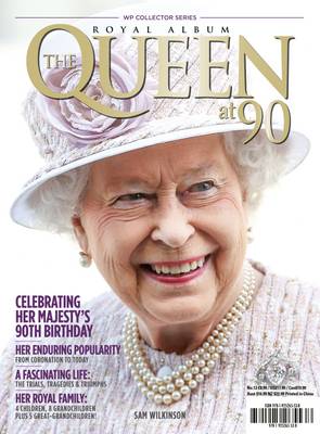 Book cover for The Queen at 90