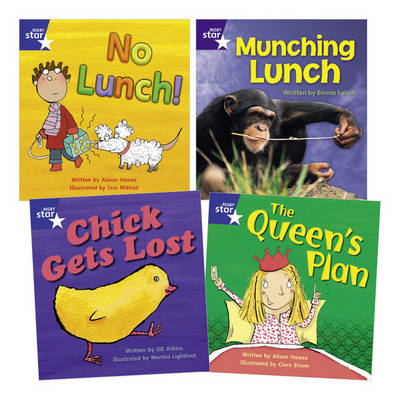 Book cover for Learn at Home:Phonics Pack 4 (3 fiction and 1 non-fiction book)
