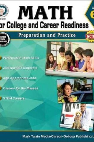Cover of Math for College and Career Readiness, Grade 6