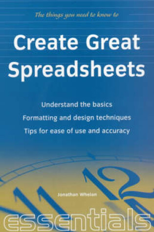 Cover of Create Great Spreadsheets