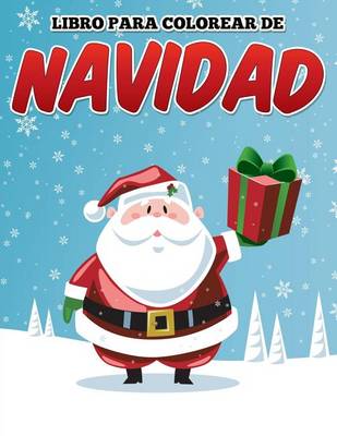 Book cover for Libro para colorear de Navidad