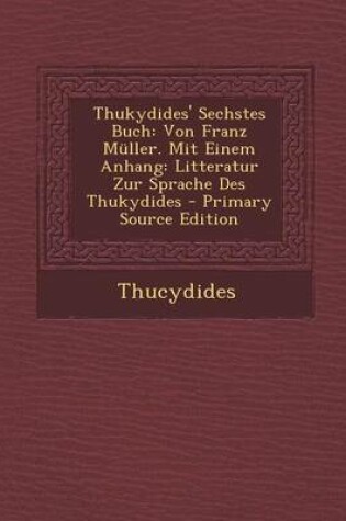 Cover of Thukydides' Sechstes Buch