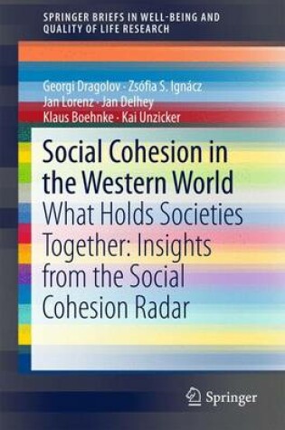 Cover of Social Cohesion in the Western World