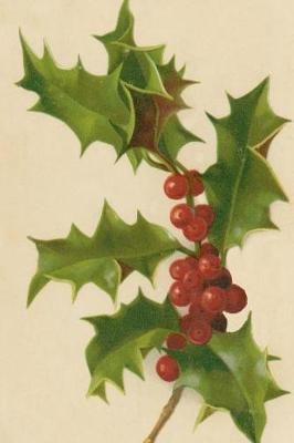 Cover of Vintage Christmas Holly Berries Journal