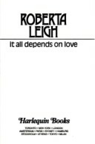 Cover of It All Depends on Love