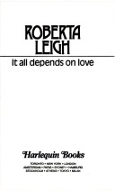 Book cover for It All Depends on Love
