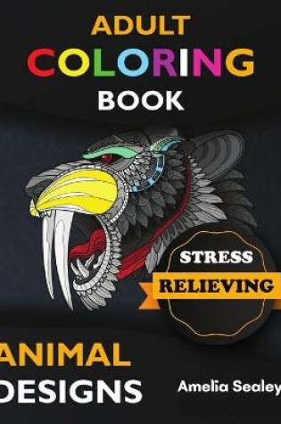 Cover of Animal Coloring Book for Adults