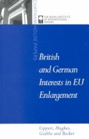 Book cover for British and German Interests in EU Enlargement