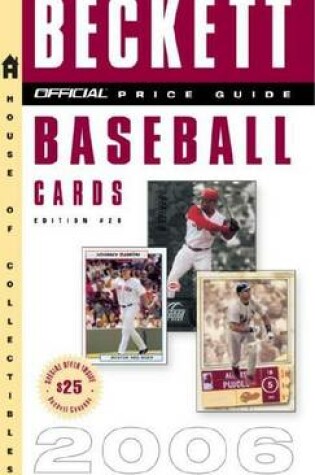 Cover of The Official Beckett Price Guide to Baseball Cards