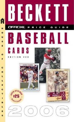 Book cover for The Official Beckett Price Guide to Baseball Cards