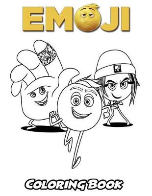 Book cover for Emoji Coloring Book