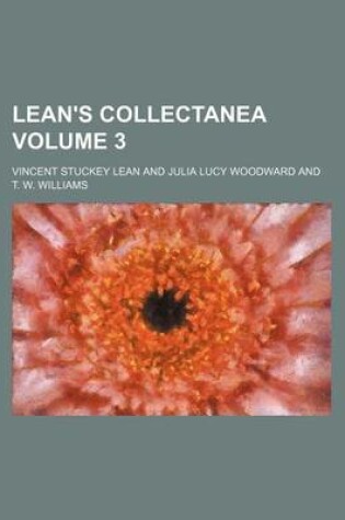 Cover of Lean's Collectanea Volume 3