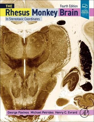 Book cover for The Rhesus Monkey Brain in Stereotaxic Coordinates
