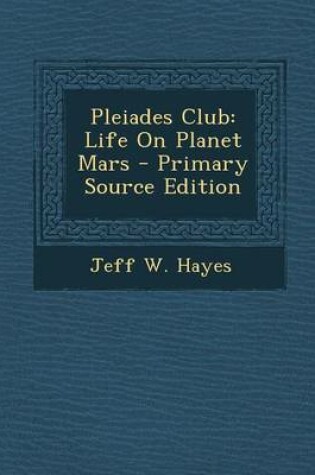 Cover of Pleiades Club