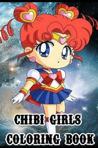 Cover of chibi girls coloring book