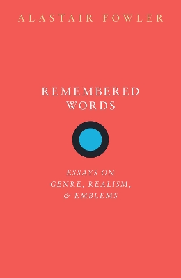 Book cover for Remembered Words