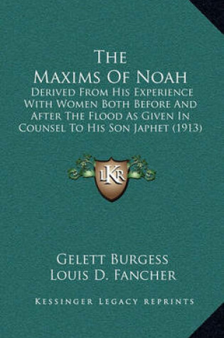Cover of The Maxims of Noah