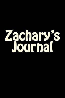 Book cover for Zachary's Journal