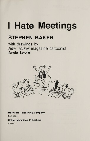 Book cover for I Hate Meetings